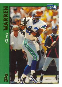 Chris Warren Seattle Seahawks 1997 Topps NFL #65
